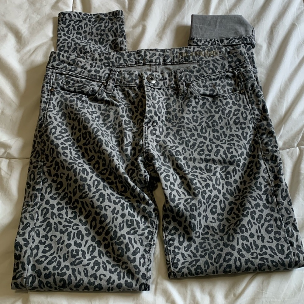 Blank NYC cheetah print jeans.